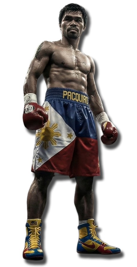 Manny Pacquiao standing in boxing stance